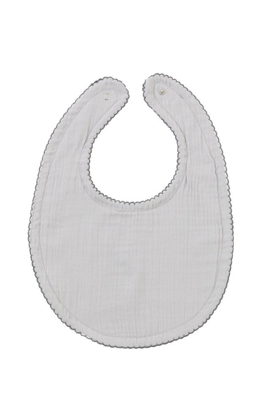 Baveta din muselina, BabyJem, 23x32 cm (Culoare: Ecru) - Gri [ps:979e80e4-006a-483b-ac27-d3381ce2f4e9]