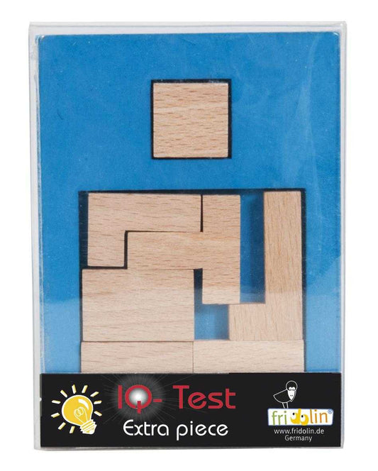 Joc logic IQ puzzle din lemn Extra piesa-5, Fridolin - Imagine 1 [ps:6857da33-c117-4e04-98a2-2d44cd789ef0]