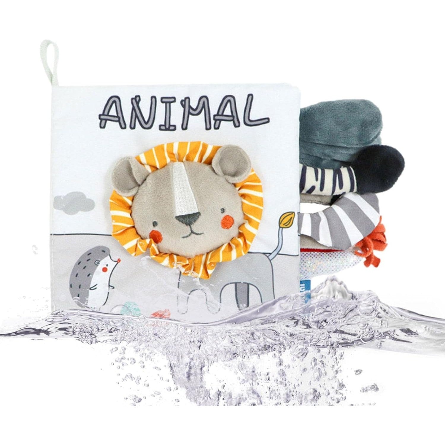Carte Senzorială Flippy cu Animăluțe 3D, Model Leu, Gri - Default Title (1) [ps:369933fc-8715-4b10-99e3-6af177a2d854]