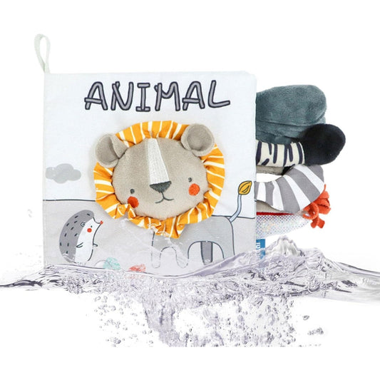 Carte Senzorială Flippy cu Animăluțe 3D, Model Leu, Gri - Default Title (1) [ps:369933fc-8715-4b10-99e3-6af177a2d854]
