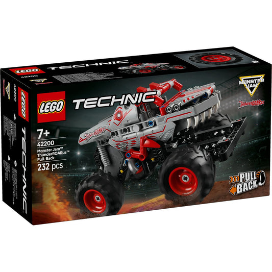 LEGO TECHNIC MONSTER JAM THUNDERROARUS PULL-BACK 42200 - Imagine 1