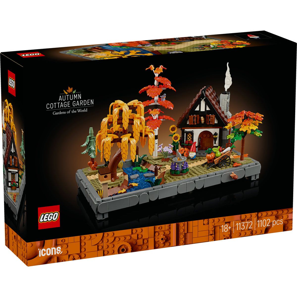 LEGO ICONS GRADINA DE CABANA TOAMNA 11372 - Imagine 1