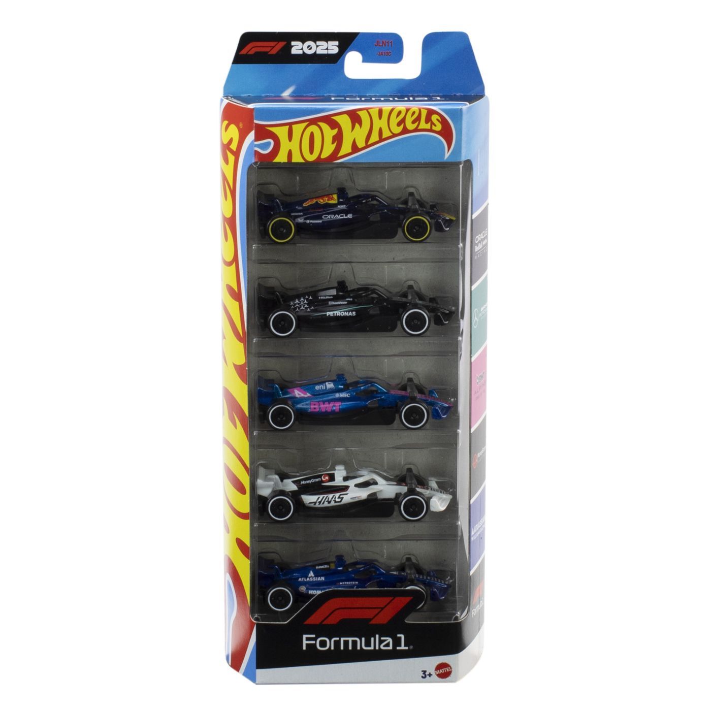 HOT WHEELS SET 5 MASINUTE METALICE FORMULA 1 2025 Mattel - Imagine 1 [ps:d4dbd9b5-d6ed-4414-9436-6eff041ee4c4]