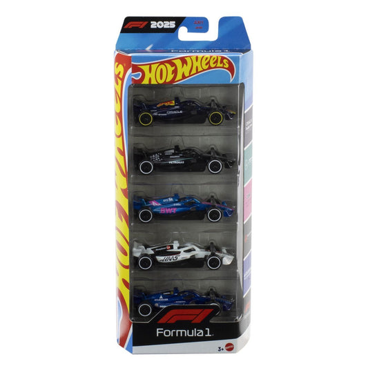 HOT WHEELS SET 5 MASINUTE METALICE FORMULA 1 2025 Mattel - Imagine 1 [ps:d4dbd9b5-d6ed-4414-9436-6eff041ee4c4]