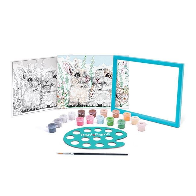Paint & Frame Colorez cu Numere Cute Bunnies - Jumbo - Default Title (1) [ps:2bee37d2-ad6f-4443-8d53-ddbe9fcb4ed7]