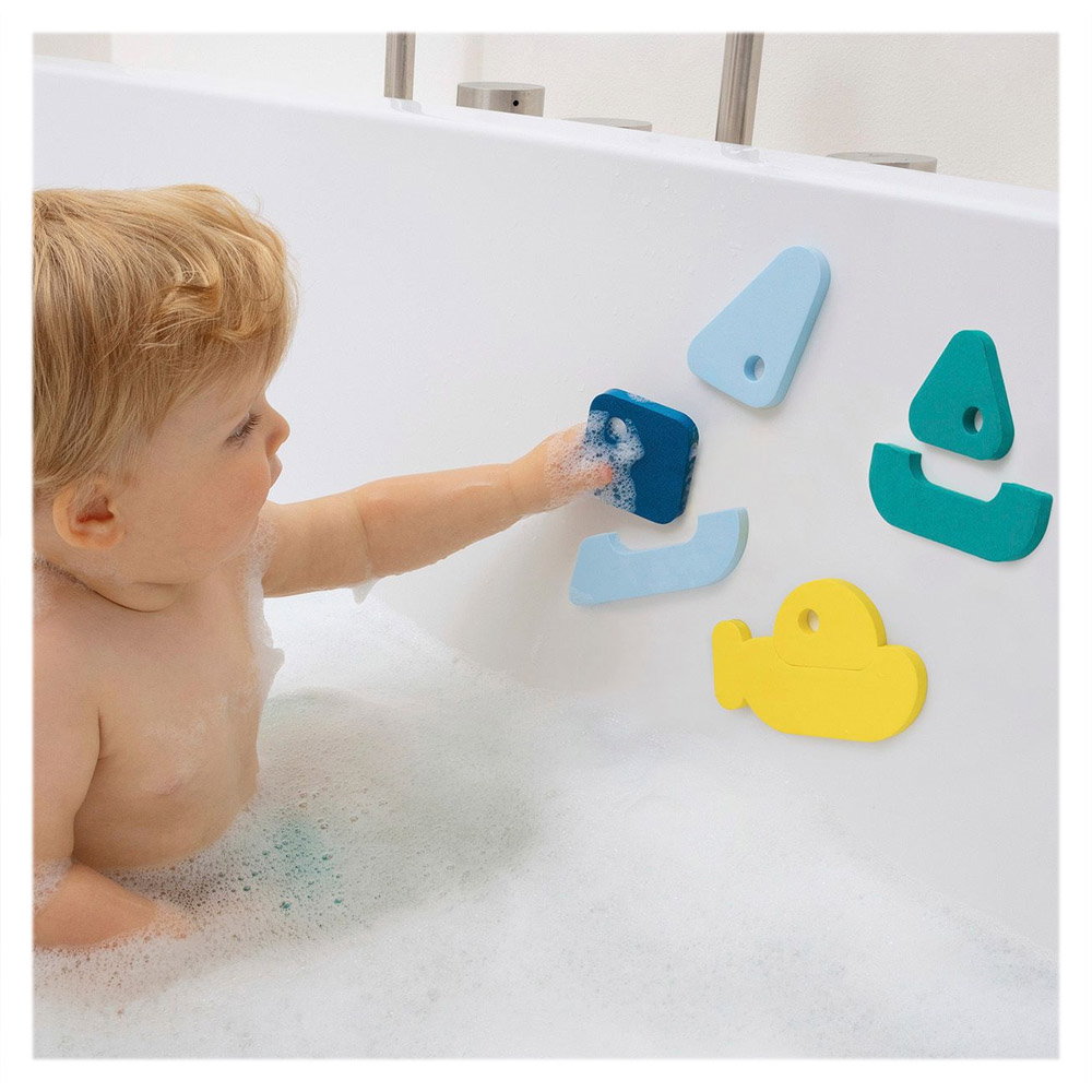 Puzzle de Baie Meduze Colorate, 10 piese, Quut Toys - Barcute colorate (1) [ps:4b31616e-e2f6-4c73-9dd2-c10e72938141]