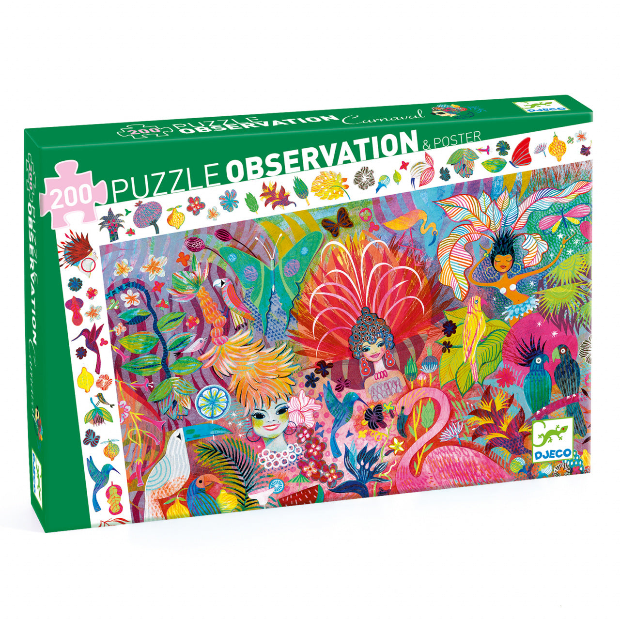 Puzzle observatie Carnavalul de la Rio, Djeco - Imagine 1