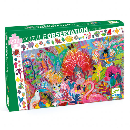 Puzzle observatie Carnavalul de la Rio, Djeco - Imagine 1