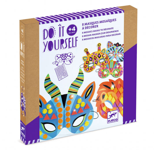 Joc creativ DIY Masti animale din jungla, Djeco - Imagine 1 [ps:9ed649ea-1040-47e5-ad99-4f759c509930]