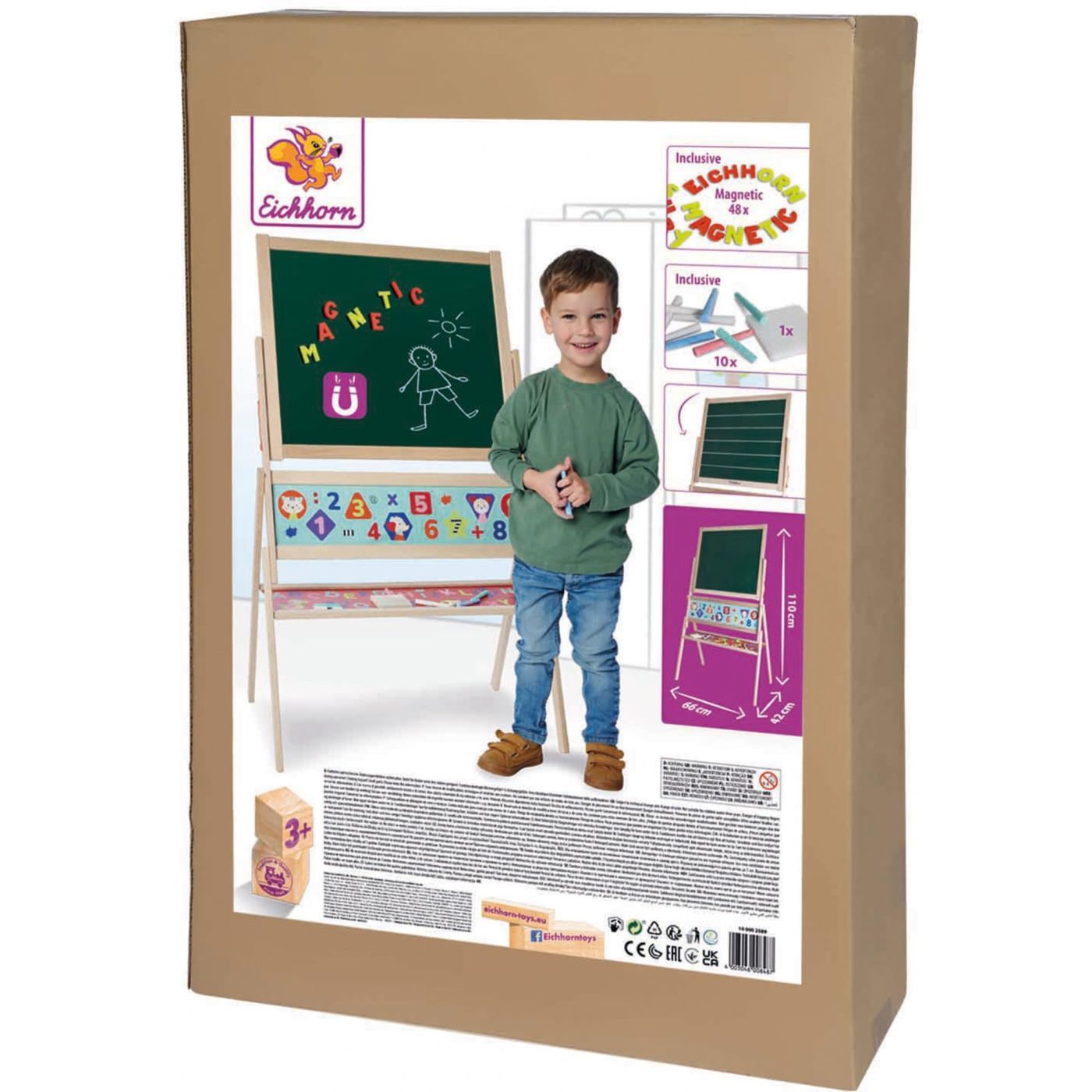 EICHHORN TABLA MAGNETICA DIN LEMN 42x66x110CM Simba - Imagine 1 [ps:22029222-bad5-4508-a99d-c7cfa1668470]
