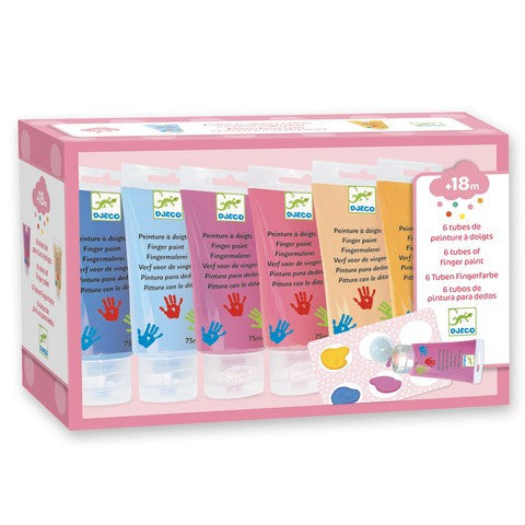 6 culori de pictat cu mana Sweet, Djeco - Imagine 1 [ps:47c67c73-e5f3-44b6-9021-d884081ec39e]