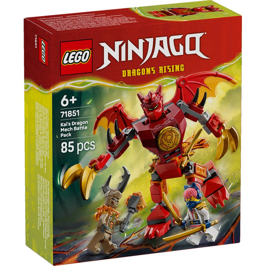LEGO NINJAGO PACHET DE LUPTA CU ROBOTUL DRAGON AL LUI - Imagine 1