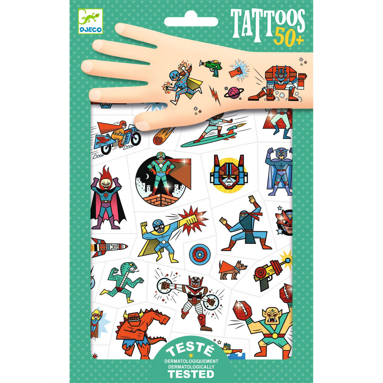 Tatuaje Supereroi, Djeco - Imagine 1 [ps:7fc3e911-cdf2-41b5-9762-6d843bd449a5]
