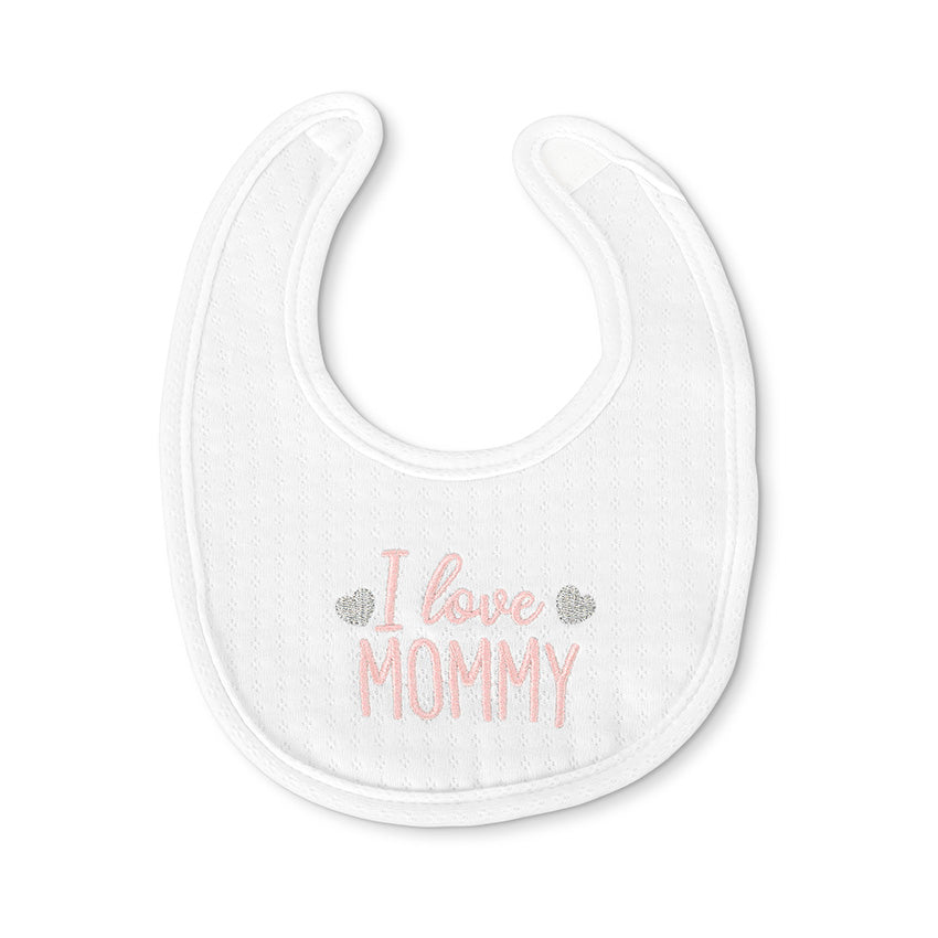 Set 2 Bavete Bumbac Lorelli pentru Nou-Născut, White - Pink (1) [ps:06bf334e-cd5f-4047-94bb-e9882796373e]