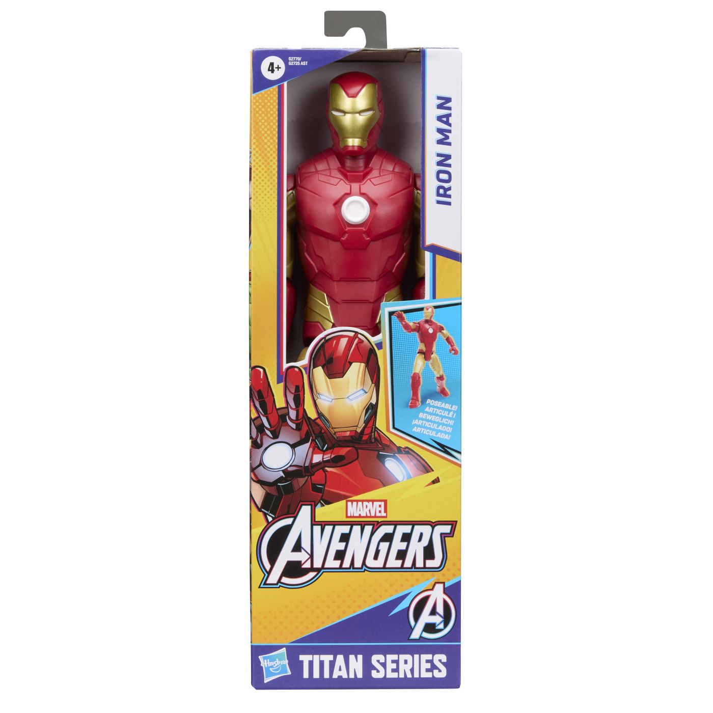 MARVEL AVENGERS TITAN SERIES FIGURINA IRON MAN 29CM Hasbro - Imagine 1 [ps:e3fb60a7-3e21-453e-98d3-d67307fb0b23]