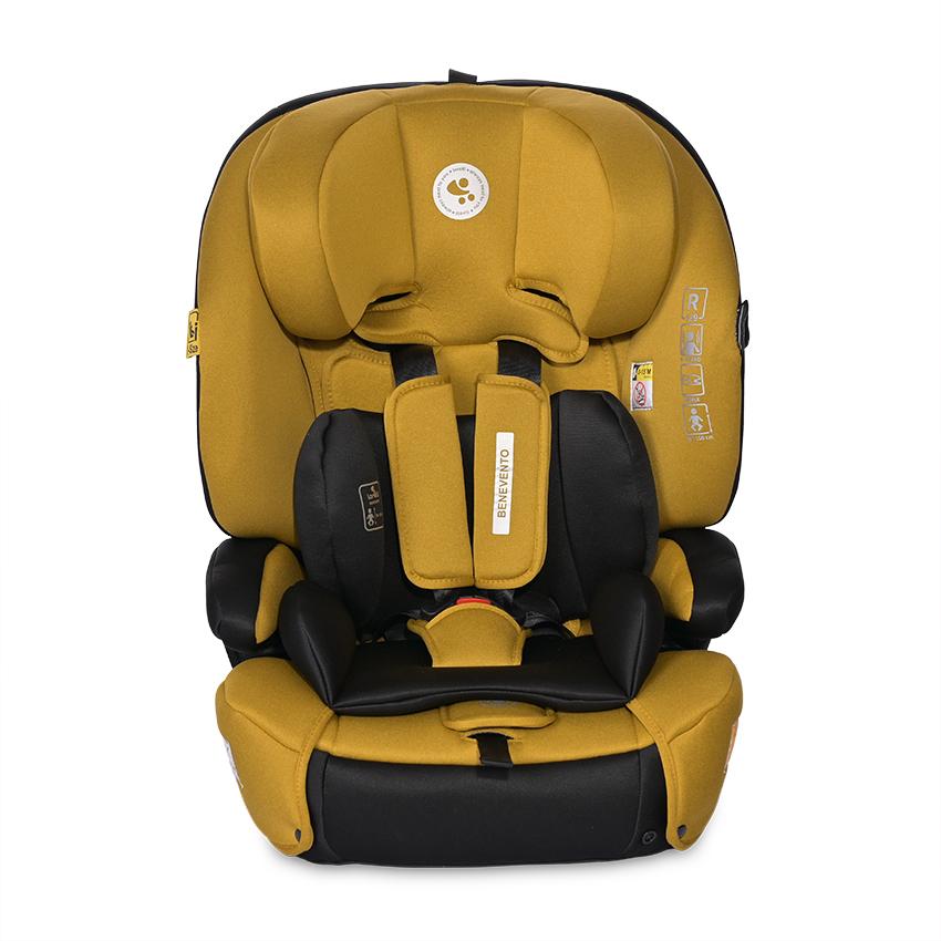Scaun Auto Lorelli Benevento i-Size, Isofix, 76-150 cm - Lemon Curry (1) [ps:2f427900-b0e4-433b-93bf-e697b720180f]