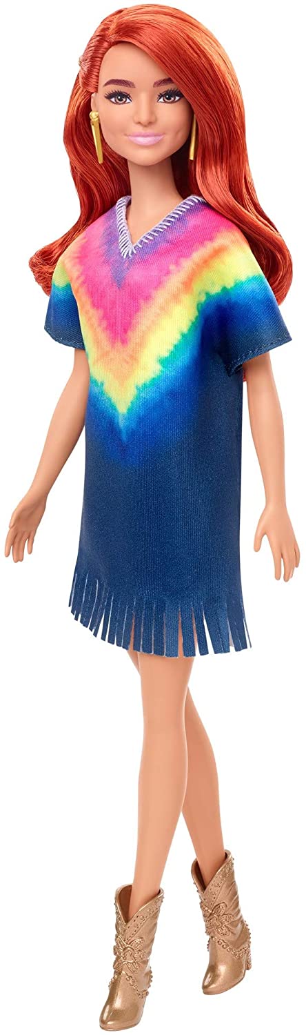 PAPUSA BARBIE FASHIONISTA ROSCATA CU ROCHITA CURCUBEU [ps:3c338631-d7ff-4623-a69d-06adcccd24b7]