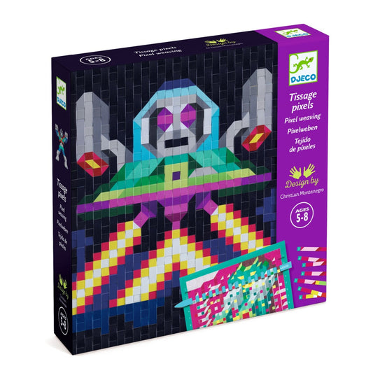 Joc creativ de tesut Tematica UFO, Djeco - Imagine 1 [ps:b81e767b-73ee-4c53-bec4-0a3904fe035d]