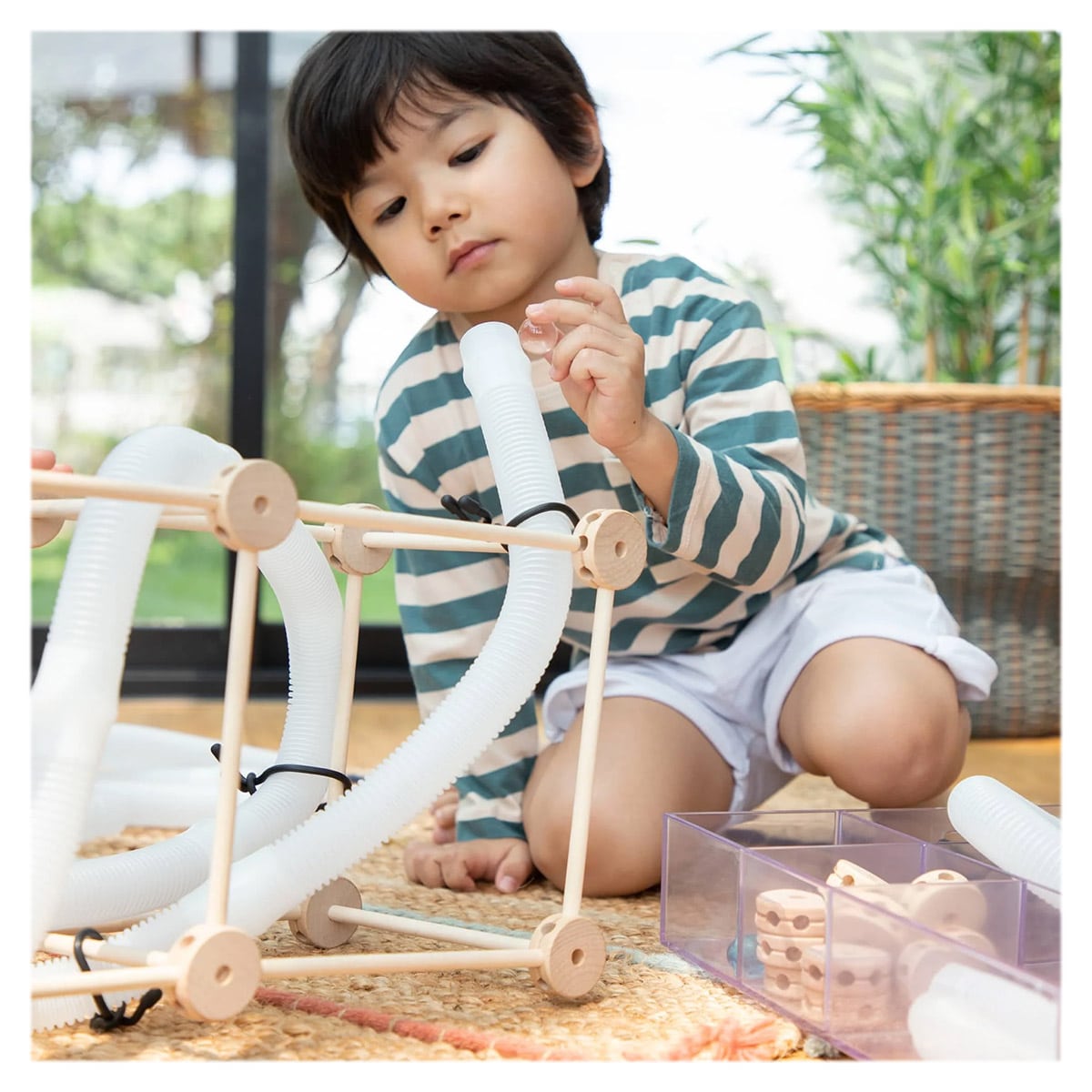 Set Construcție STEM Exploration Guidecraft - 155 piese - Default Title (1) [ps:48e6343d-3d8b-4559-98dd-cce7f428d22f]
