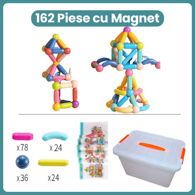 Piese Magnetice Flippy, Set 162 Piese Multicolor - Default Title (1) [ps:938e07fa-2a10-4c33-baa6-6457ec018998]