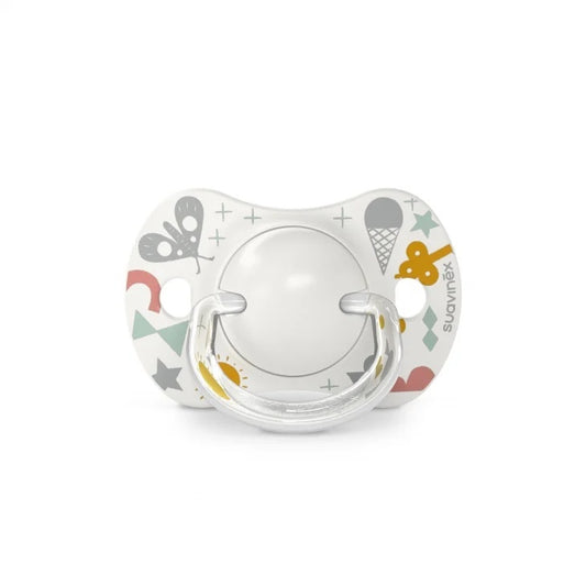 Suzetă fiziologică SX Pro din silicon, 2 buc 0-6 luni - Gri [ps:eef14535-e0e4-482f-9a64-b6607ed88ac6]