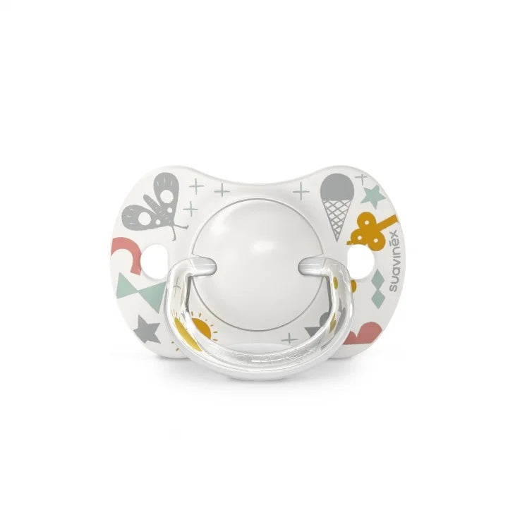 Suzetă fiziologică SX Pro din silicon, 2 buc 0-6 luni - Gri [ps:eef14535-e0e4-482f-9a64-b6607ed88ac6]