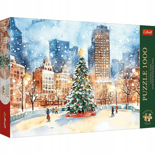 PUZZLE TREFL 1000 PREMIUM PLUS CENTRAL PARK USA WINTER - Imagine 1 [ps:918a8b04-9513-4a95-93b7-d454ca4667c2]