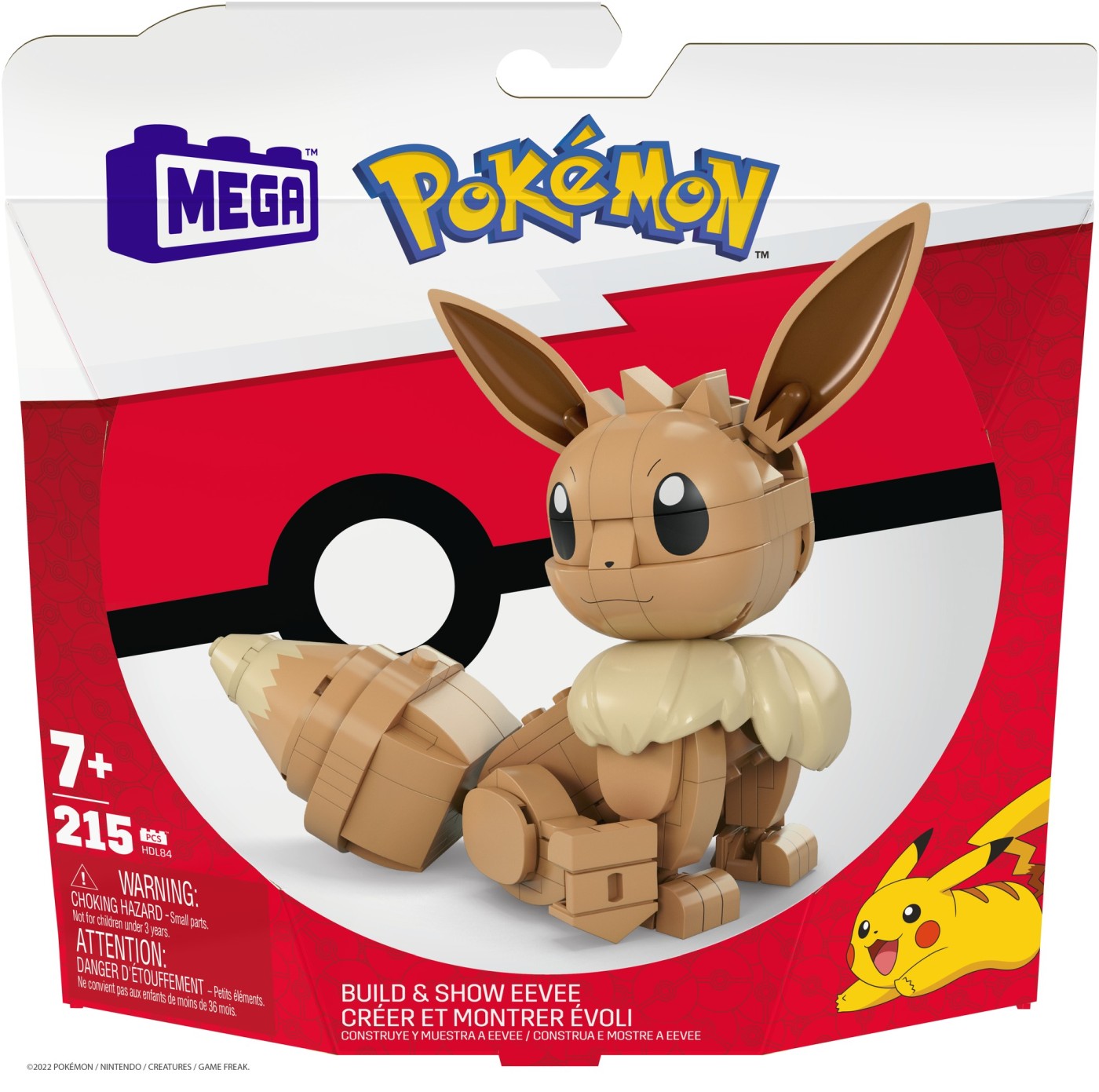 POKEMON MEGA CONSTRUX SET DE CONSTRUCTIE EEVEE Mattel - Imagine 1 [ps:260f7813-70e2-4fc1-808e-8835cdd7ce40]