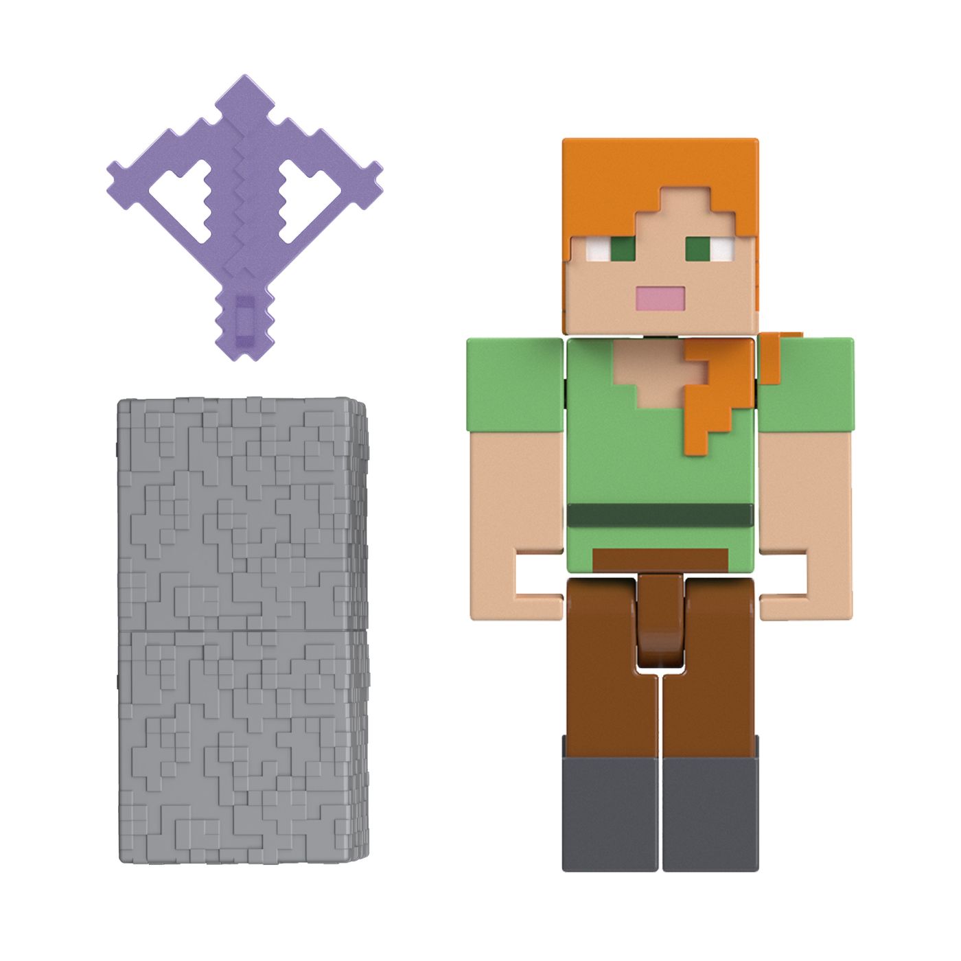 MINECRAFT CRAFT A BLOCK FIGURINA ALEX 8CM Mattel - Default Title (1) [ps:4f5e168d-32ed-422b-b883-b27ece2bc954]