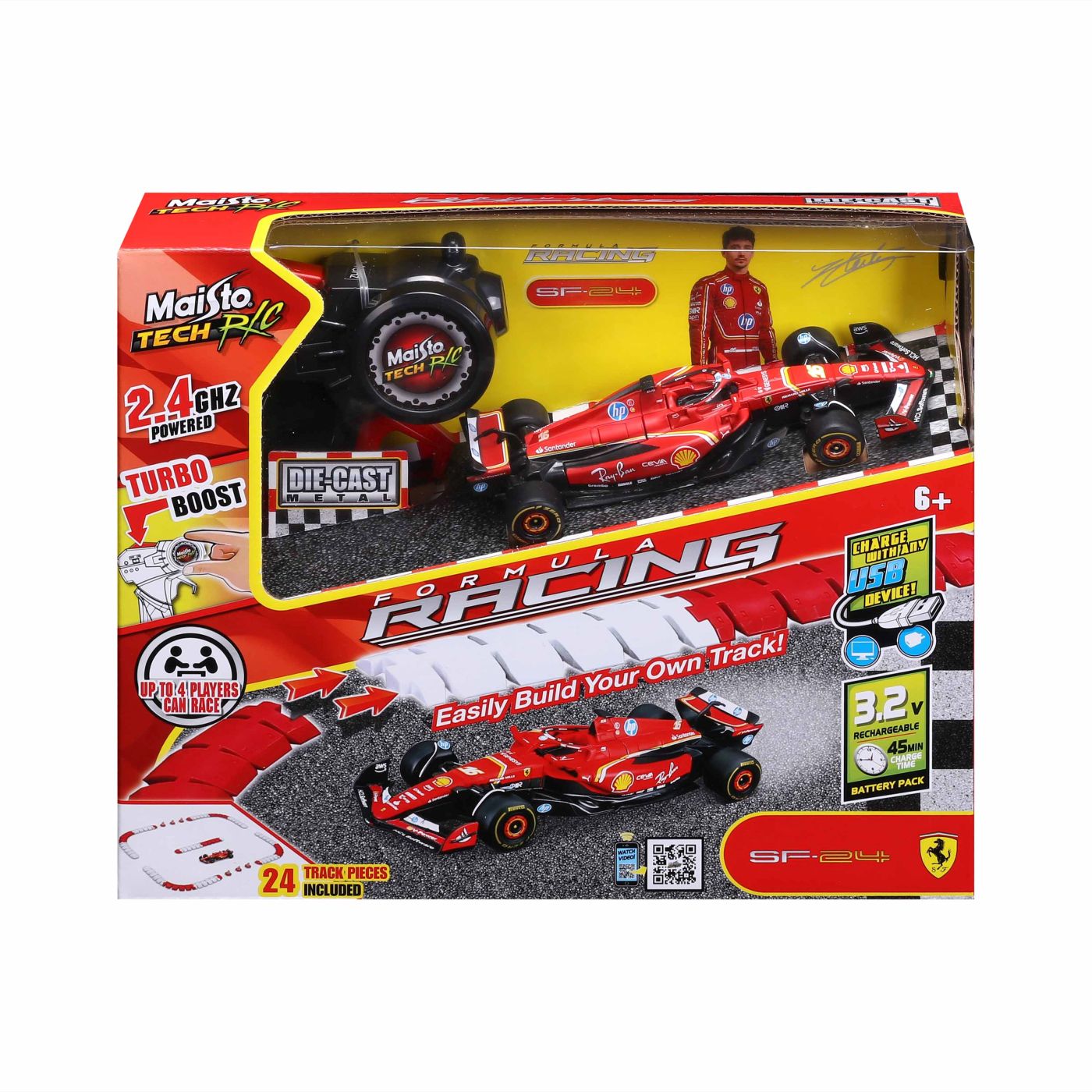 MAISTO SET PISTA CONSTRUIBILA CU MASINUTA FERRARI SF 24 - Imagine 1 [ps:2b131ccf-1f13-4039-9908-c202753b492d]