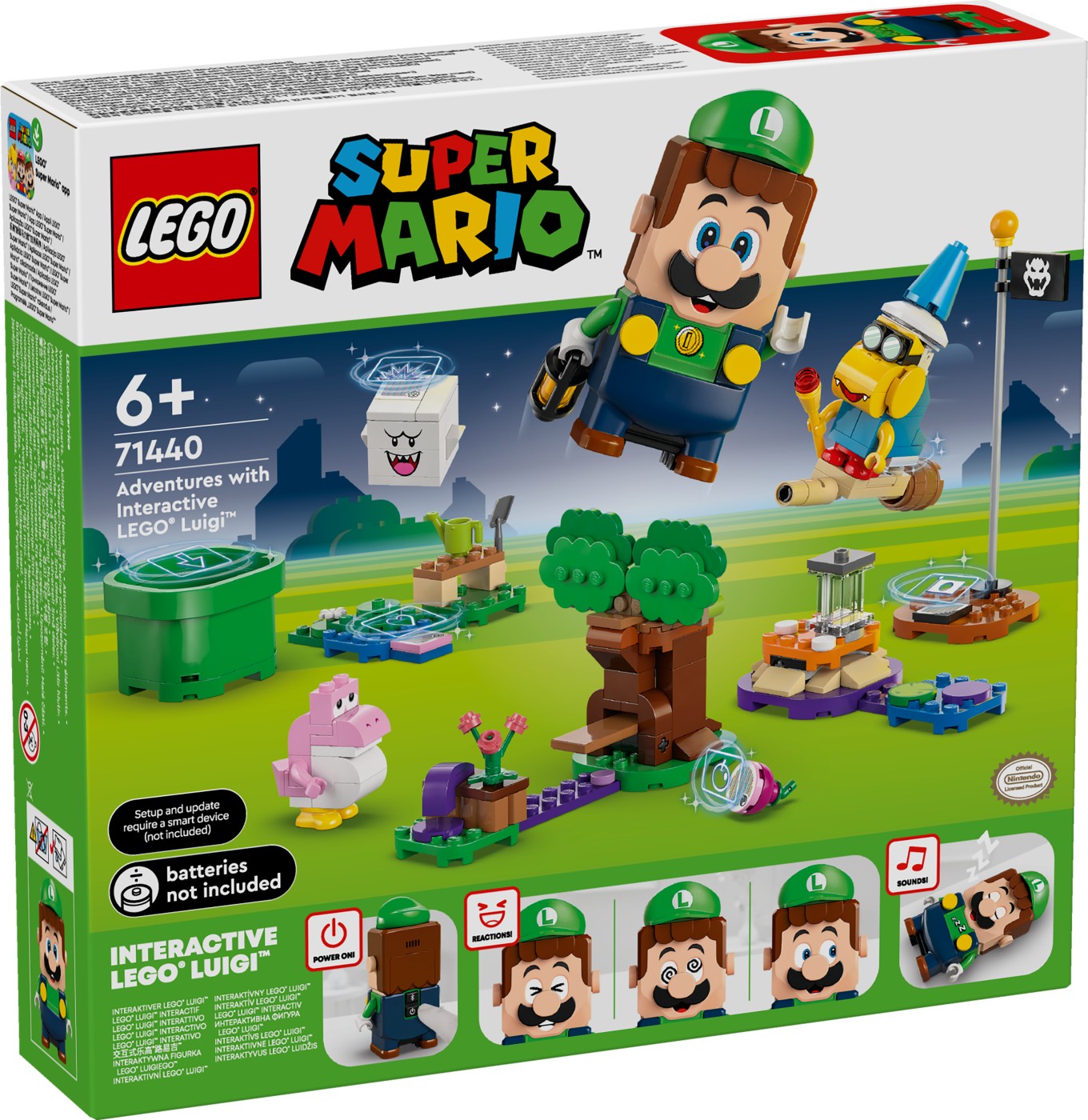 LEGO SUPER MARIO AVENTURI CU LEGO LUIGI 71440 - Imagine 1 [ps:30f6505c-285c-40cf-8eb2-4de2dfb577db]