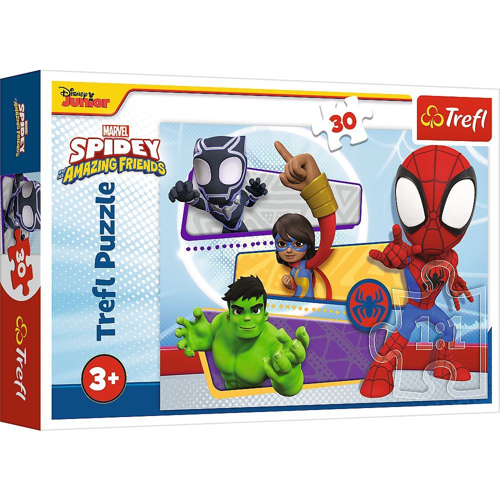 PUZZLE TREFL 30 MARVEL SPIDEY SI PRIETENII SAI UIMITORI - Imagine 1 [ps:b6dc58ac-8a61-48b4-950a-84681960dbb5]