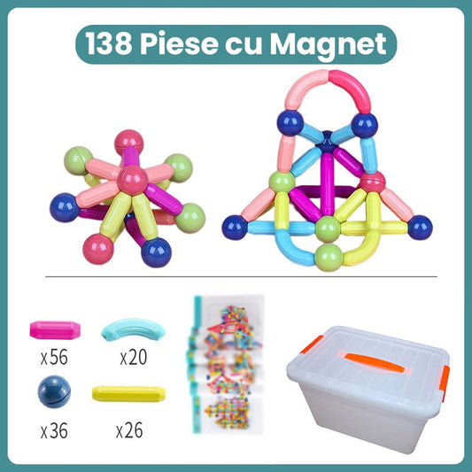 Piese Magnetice Flippy, Set 138 Piese Multicolor - Default Title (1) [ps:24aaaf9e-1278-4d09-b20a-04a765da52fa]