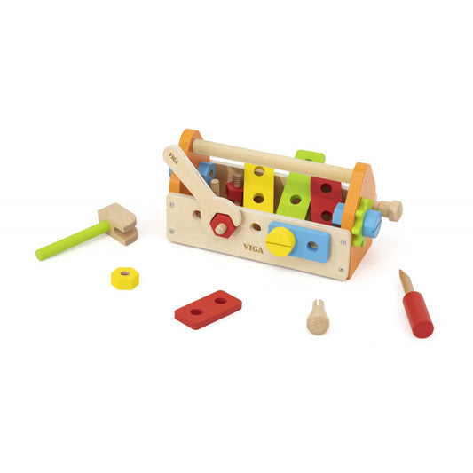 Trusa de scule din lemn Micii Mesteri, Viga - Imagine 1 [ps:f4b6eaaa-071d-4045-aecf-a696b2532c55]