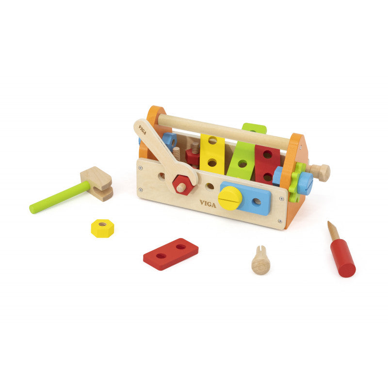 Trusa de scule din lemn Micii Mesteri, Viga - Imagine 1 [ps:f4b6eaaa-071d-4045-aecf-a696b2532c55]