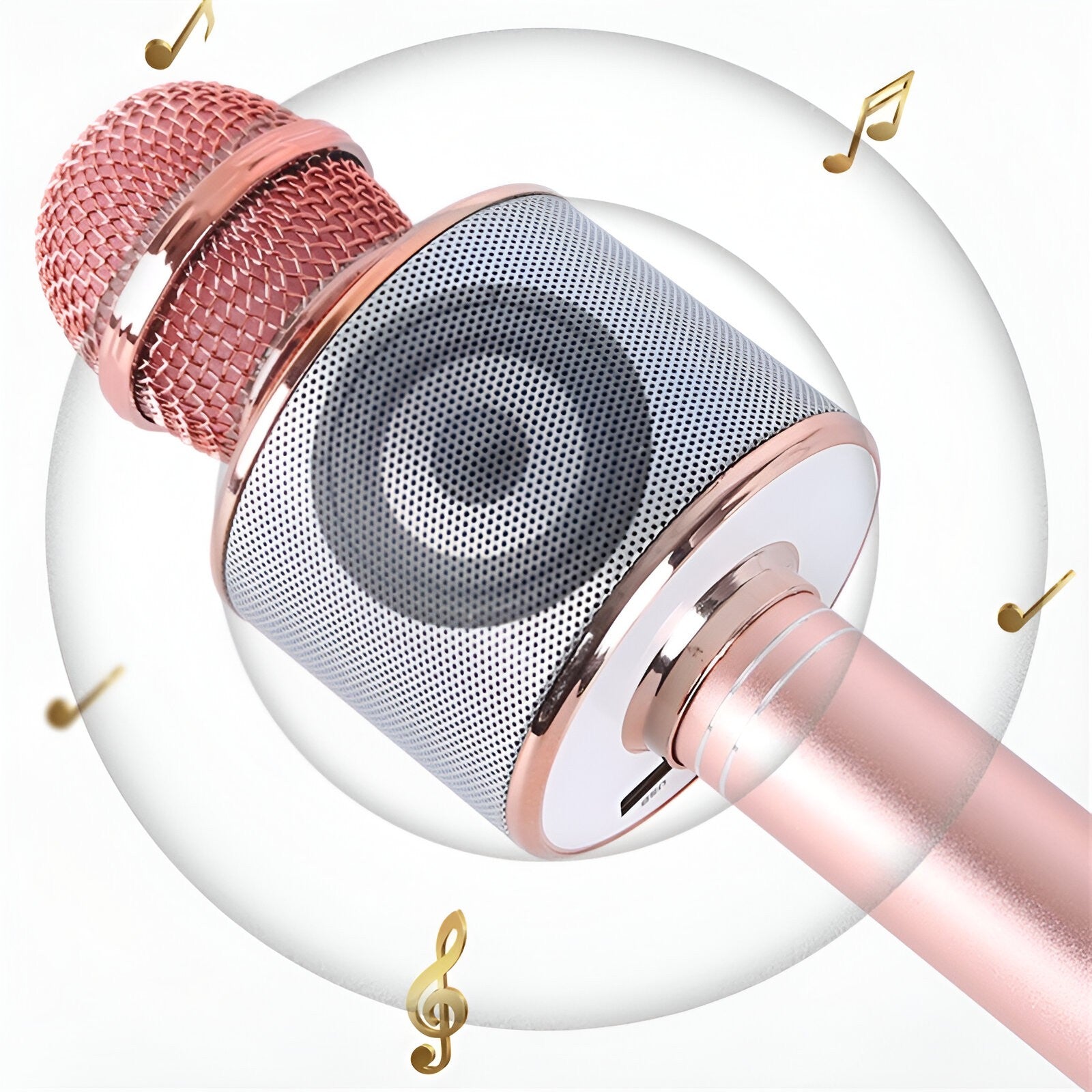 Microfon Karaoke Copii Flippy, Bluetooth, Rose Gold - Default Title (1) [ps:7edd2298-c57e-4646-b6f5-20fa2c41063d]