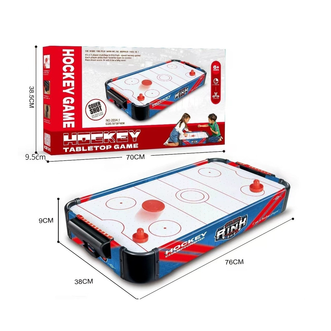 Masa Air Hockey Graffiti Flippy din Lemn, 76x38 cm, Maro - PVC - Fara (1) [ps:02791aeb-2ef8-48ab-9ac6-1dafbec1ac3e]