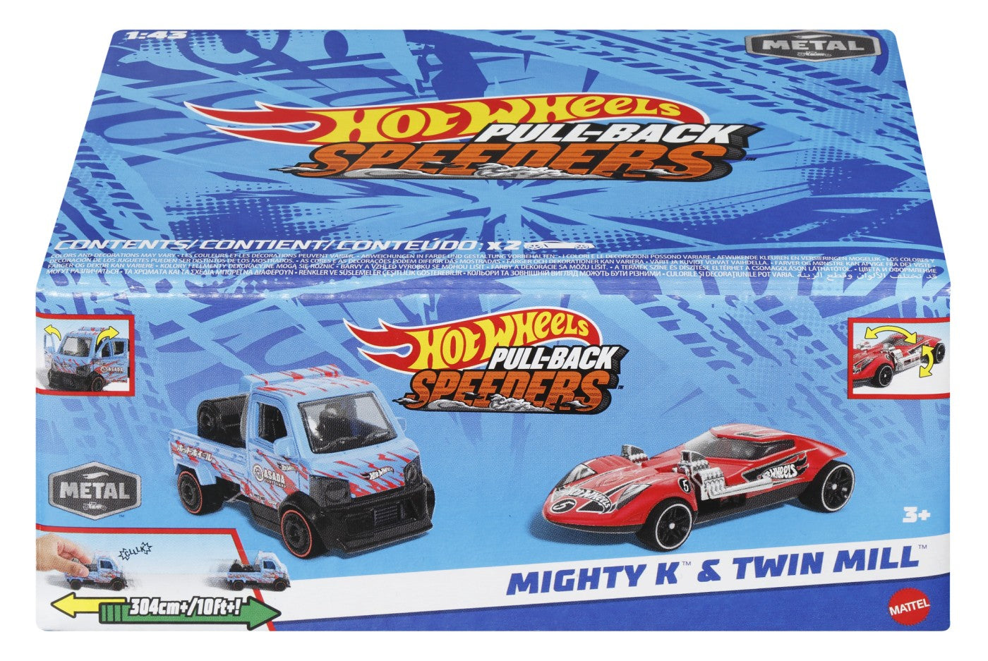 HOT WHEELS SET 2 MASINUTE METALICE PULL BACK MIGHTY K SI - Imagine 1 [ps:74dc69fe-7d18-4c34-a107-a4d024a79c1c]