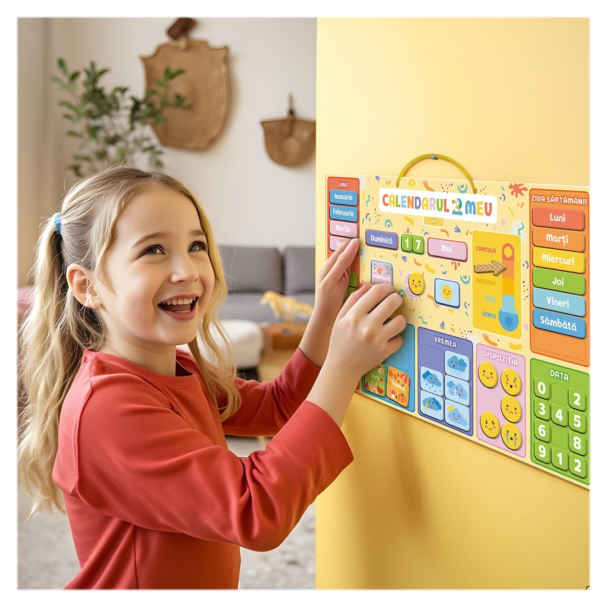 Calendar Educativ Magnetic Dodo Toys - Limba Romana - Default Title (1) [ps:9882dcda-5858-4b7d-9b25-5f5a8fbf58c1]
