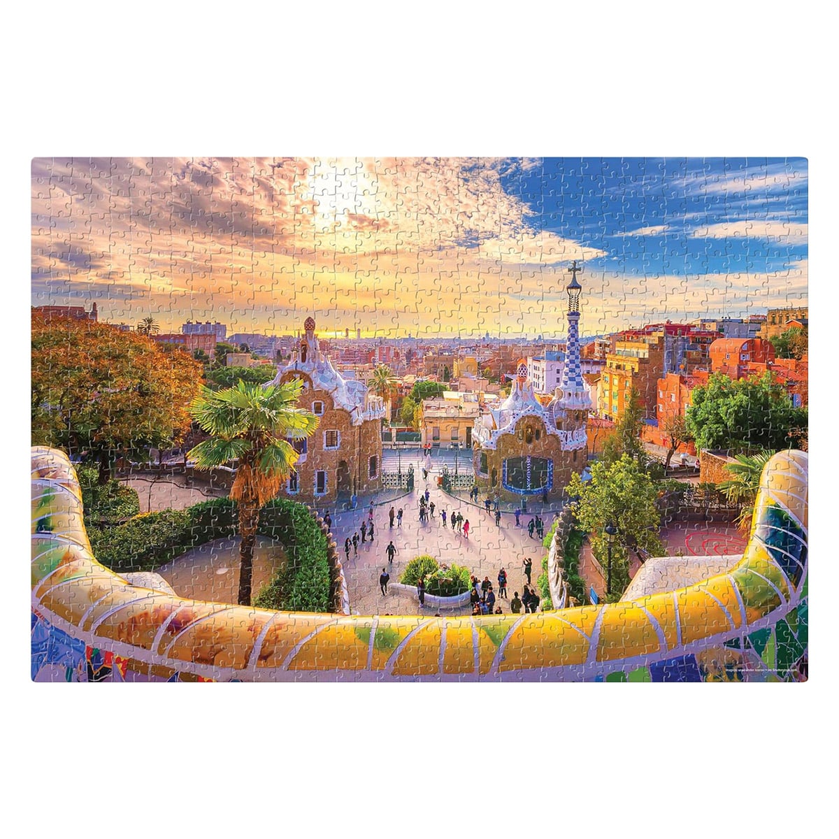 Puzzle Parcul Guell Barcelona 1000 piese - Dodo Toys - Default Title (1) [ps:2b651a46-0fb5-490c-be17-35753bf7d650]