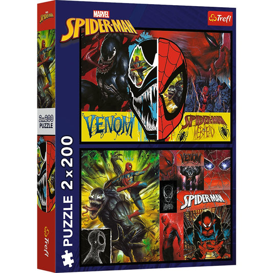 PUZZLE TREFL 2X200 SPIDER MAN ZI SI NOAPTE - Imagine 1 [ps:8e1f47bf-14a2-4a84-aa3c-28824aacaf9c]