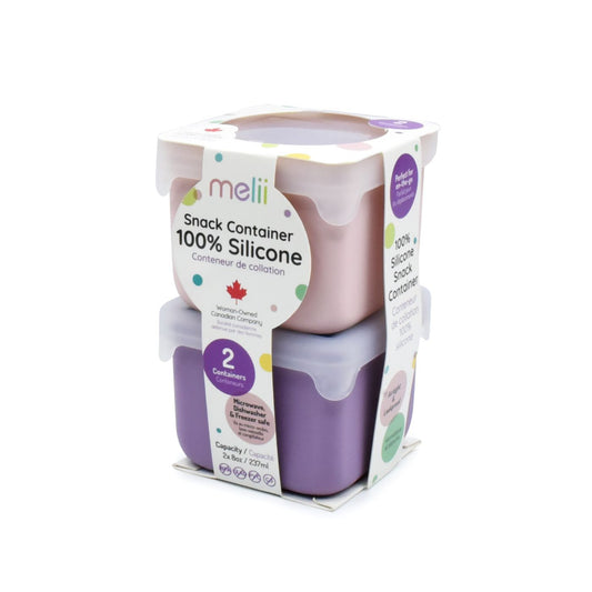 SET 2 RECIPIENTE SILICON, MELII, PINK PURPLE - Imagine 1 [ps:a4d21444-109a-48ae-96ff-86600ed7f6b4]