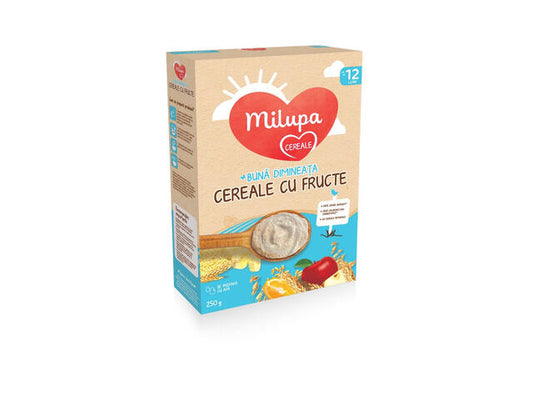 MILUPA Buna dimineata, cereale, cu fructe, +12 luni, 250 g - Imagine 1 [ps:d42079ac-9da1-436c-a13c-93b506883e19]