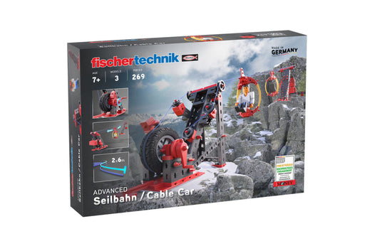 Kit STEM Transport pe cablu, Fischertechnik - Imagine 1 [ps:3b915388-c232-4a39-91e6-ba822fecb9e6]