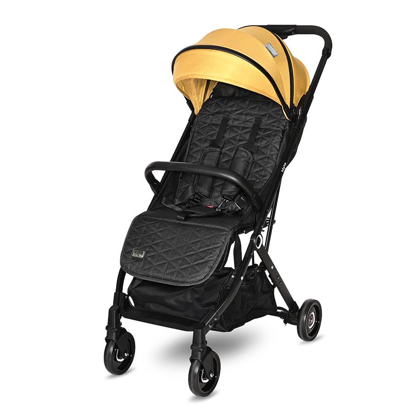 Cărucior Lorelli Myla, 0 luni - 3 ani, Flori Tropicale - galben lemmon (1) [ps:3b92e899-6cbd-4db4-a899-ae13ec89c85d]