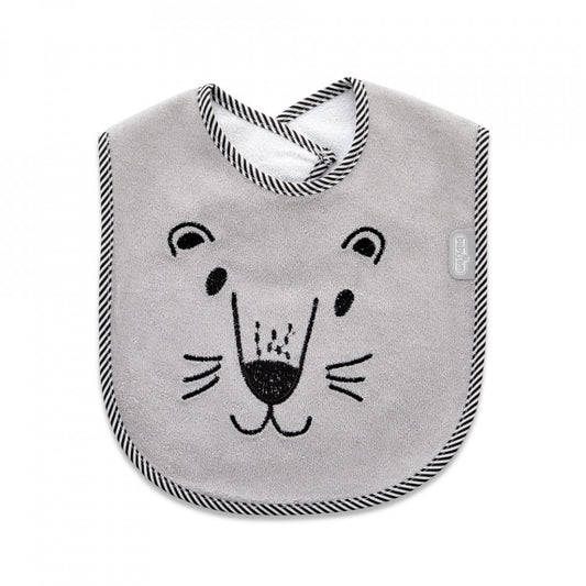 Baveta din bumbac BabyJem Cute animals (Culoare: Gri) - Gri [ps:8e8f15a7-b1b7-455d-8831-708c61448903]