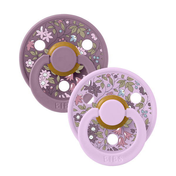 Set 2 Suzete BIBS x Liberty Chamomile Lawn, 0 luni, Mauve - Mauve/Violet Sky (1) [ps:b42004fb-78eb-4689-a952-b0853d55ba99]