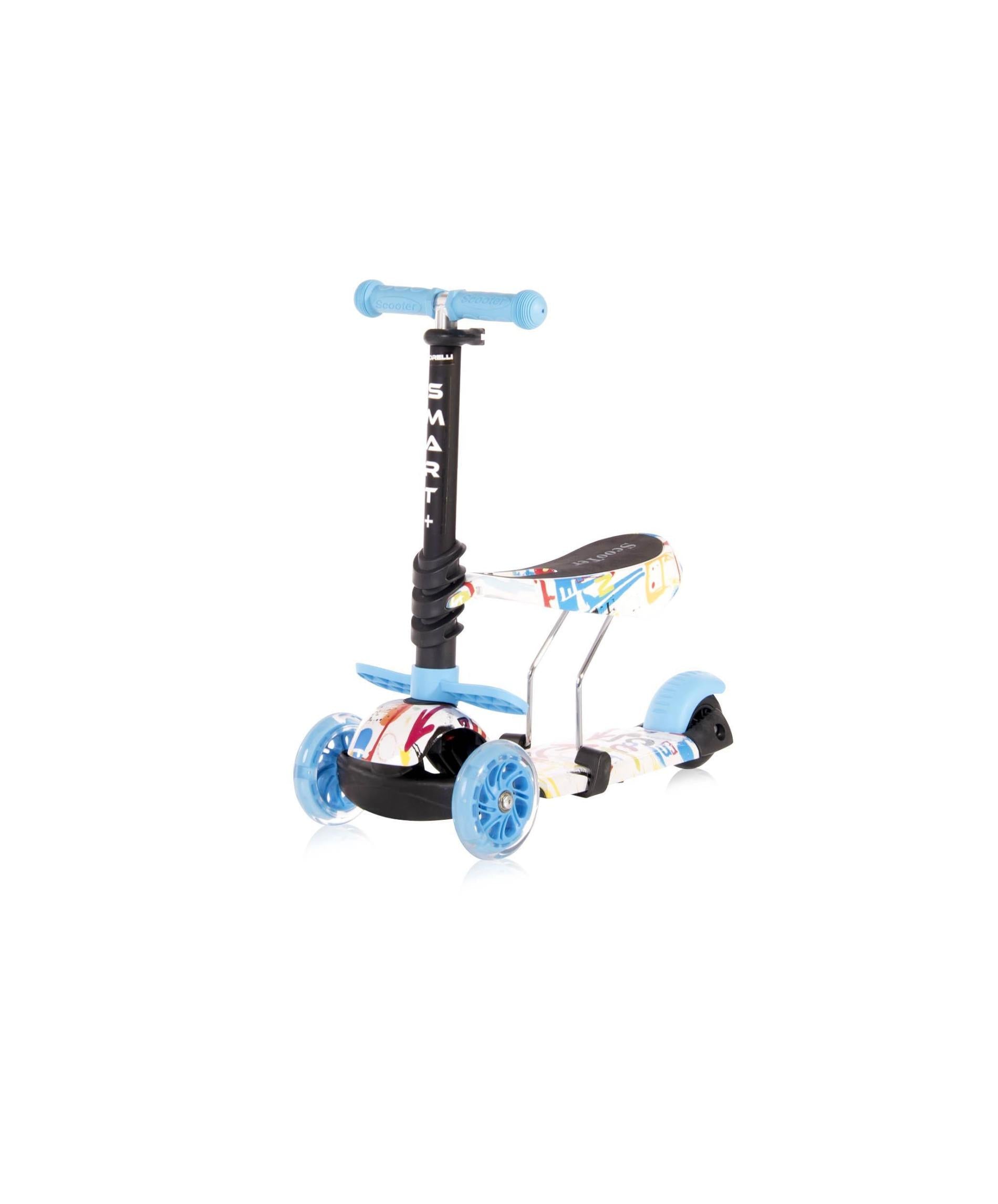 Trotinetă Copii Lorelli Junior Smart Plus, Blue & Green - Albastru (1) [ps:cbca286c-7cec-4ee6-876e-b1667e9b82ca]