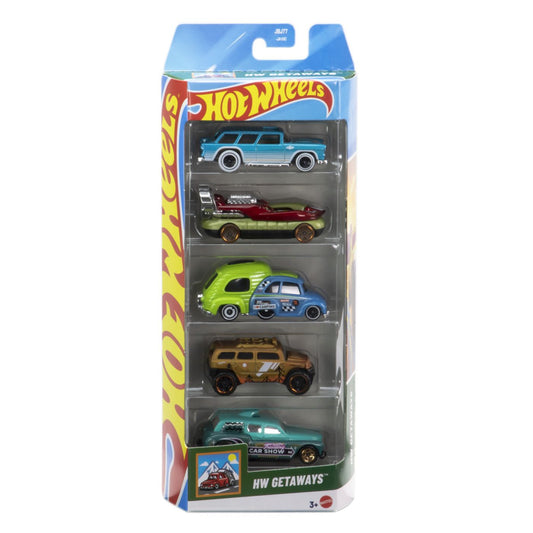 SET 5 MASINI HOT WHEELS GETAWAYS Mattel - Imagine 1