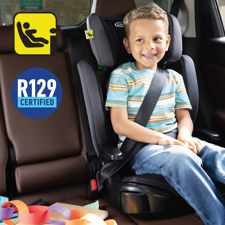 Scaun Auto Graco Junior Maxi Navy, 100-150 cm, R129 - Default Title (1) [ps:53eb72af-3a4d-4d0c-8fe4-c39314fdd831]